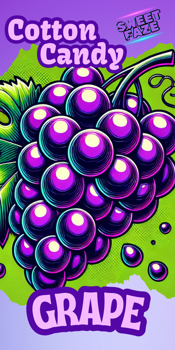 Grape Cotton Candy Case of 10