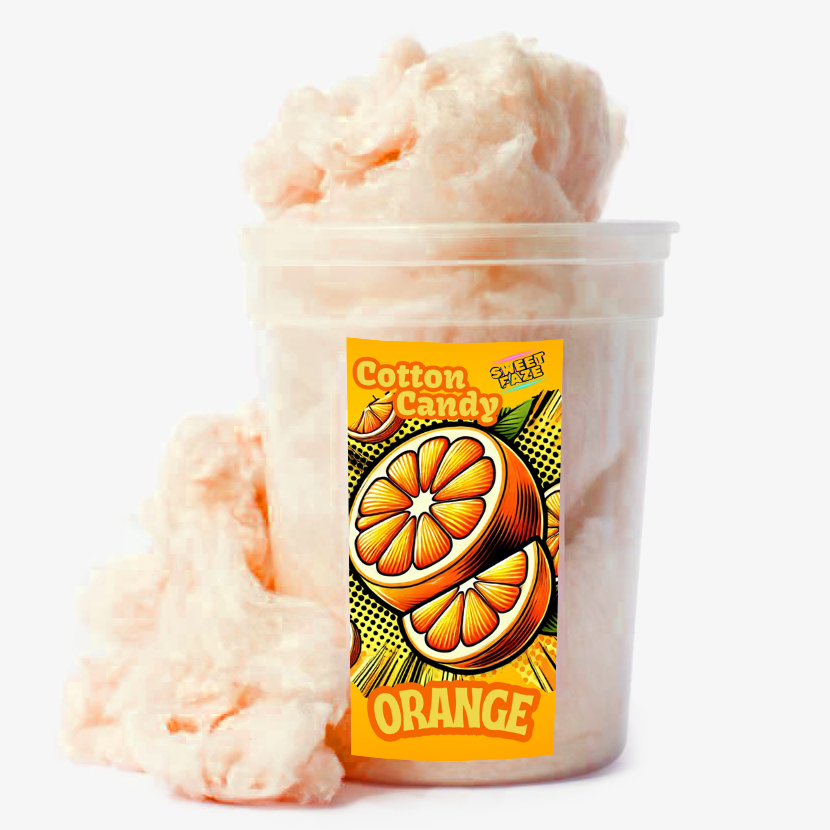 Orange Cotton Candy Case of 10