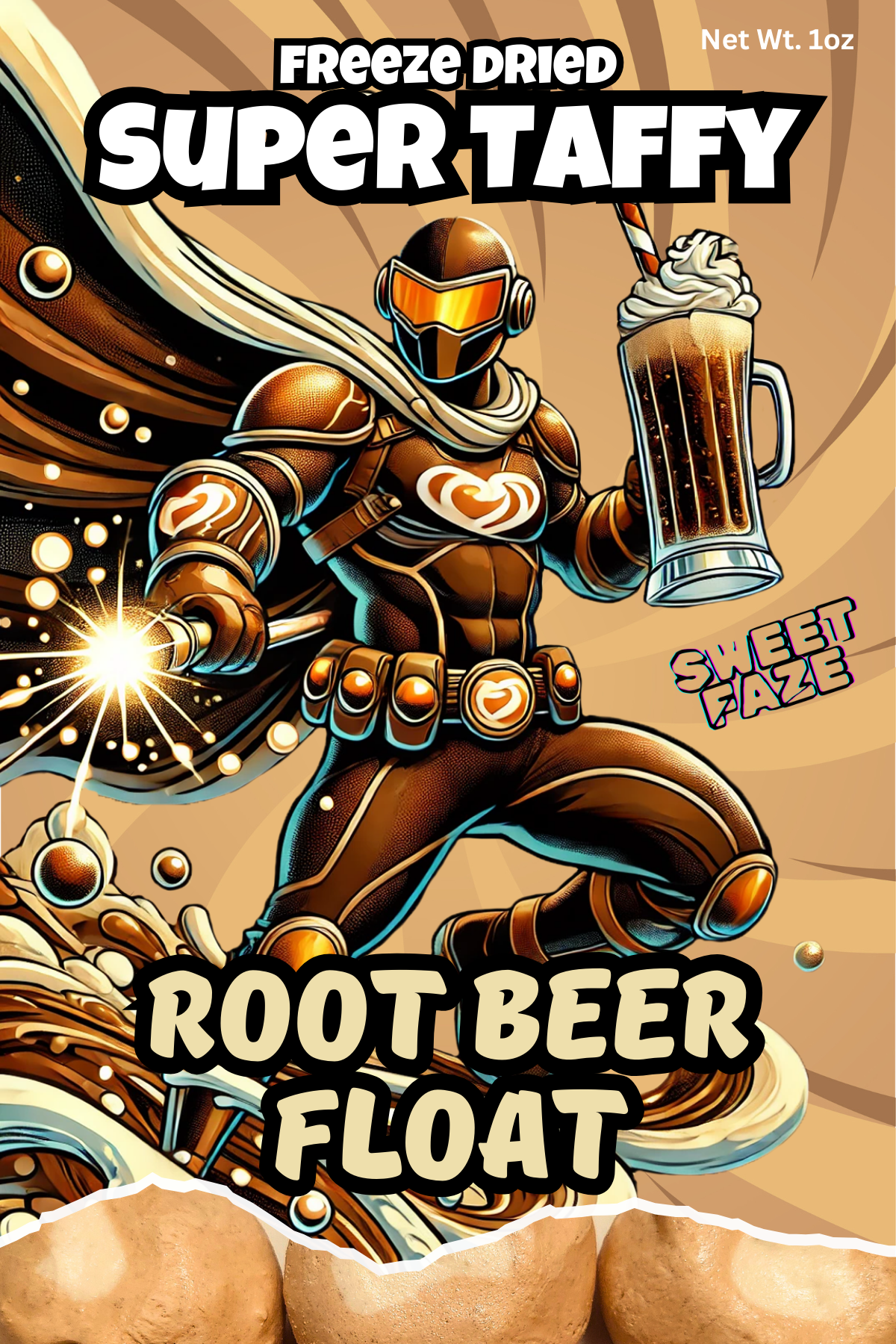 Root Beer Float Taffy