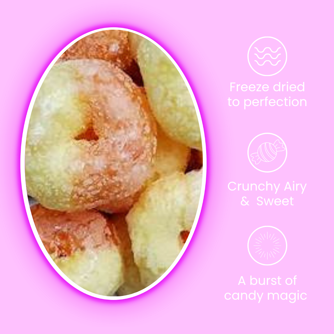 Freeze-Dried Peach Circles Case of 5