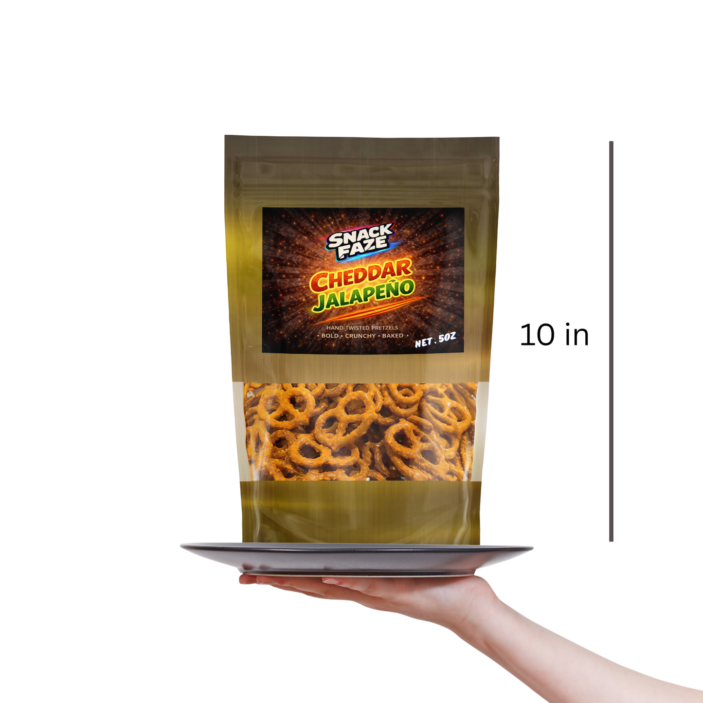 Pretzels - Cheddar Jalapeno Pretzels (Case of 15)