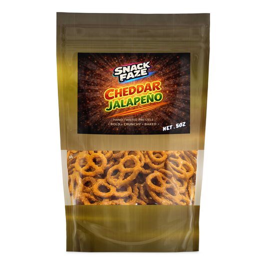 Pretzels - Cheddar Jalapeno Pretzels (Case of 15)