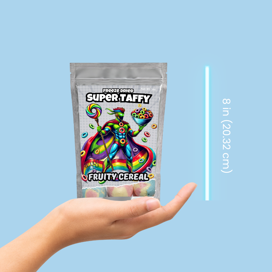 Freeze-Dried Fruity Cereal Taffy Case of 5