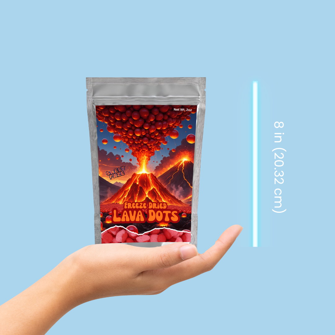 Freeze-Dried Lava Dots Case of 5