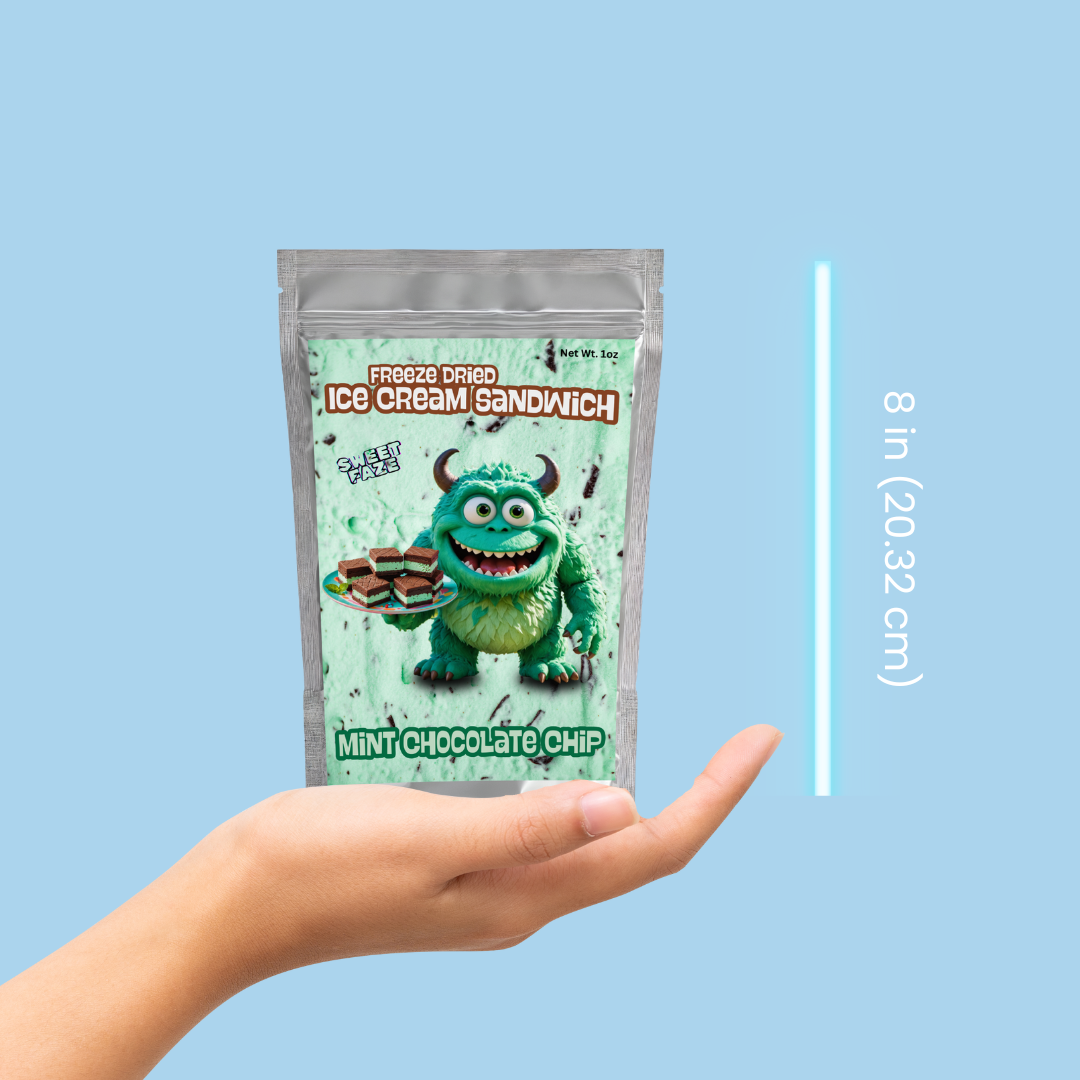 Freeze-Dried Ice Cream Sandwich | Mint Chip Case of 5