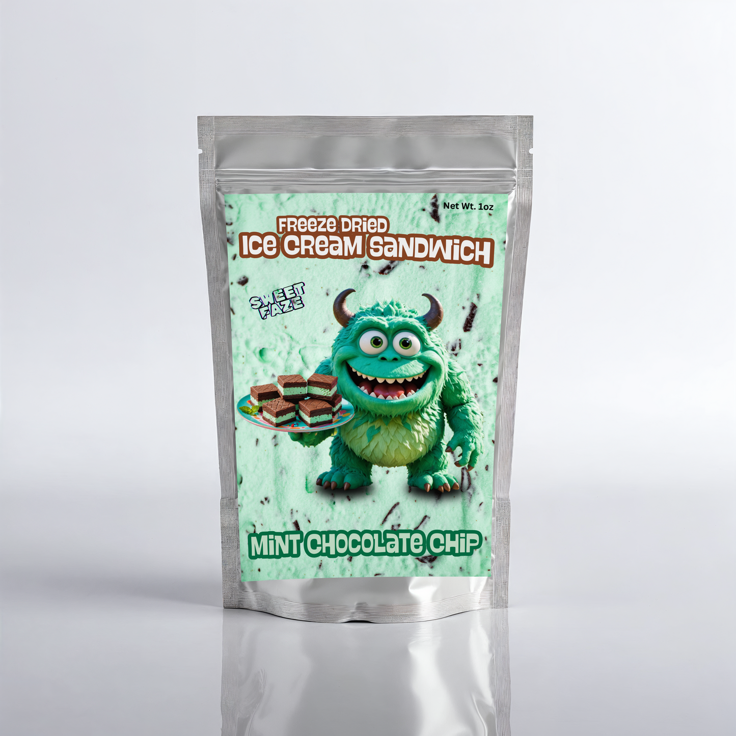 Freeze-Dried Ice Cream Sandwich | Mint Chip Case of 5