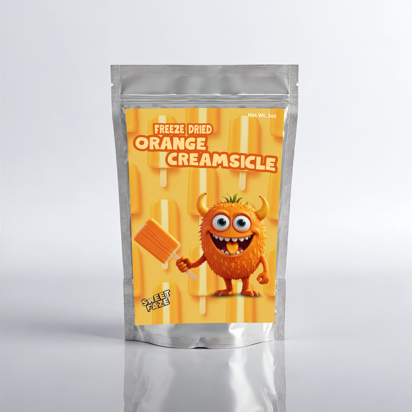 Freeze-Dried Ice Cream | Orange Cream Bar Case of 5