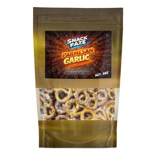 Pretzels - Parmesan Garlic Pretzels (Case of 15)