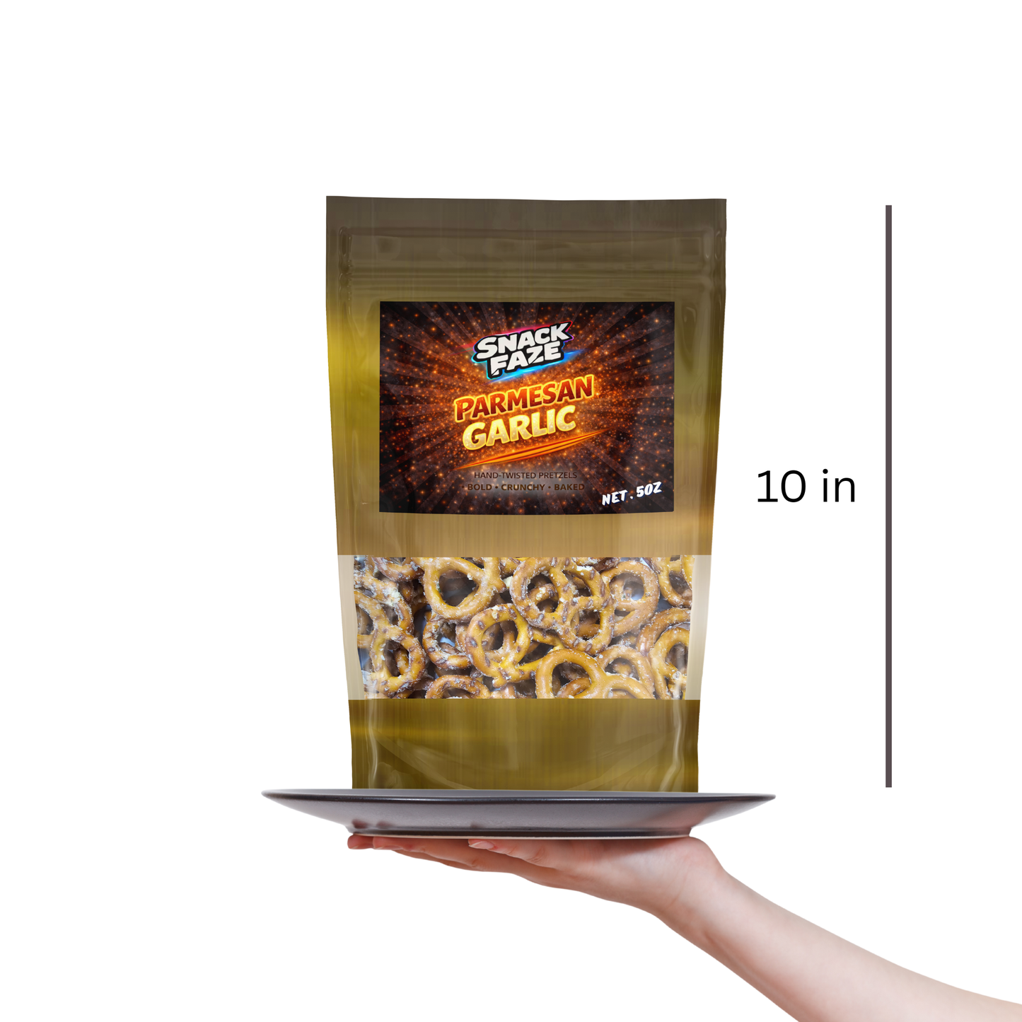 Pretzels - Parmesan Garlic Pretzels (Case of 15)