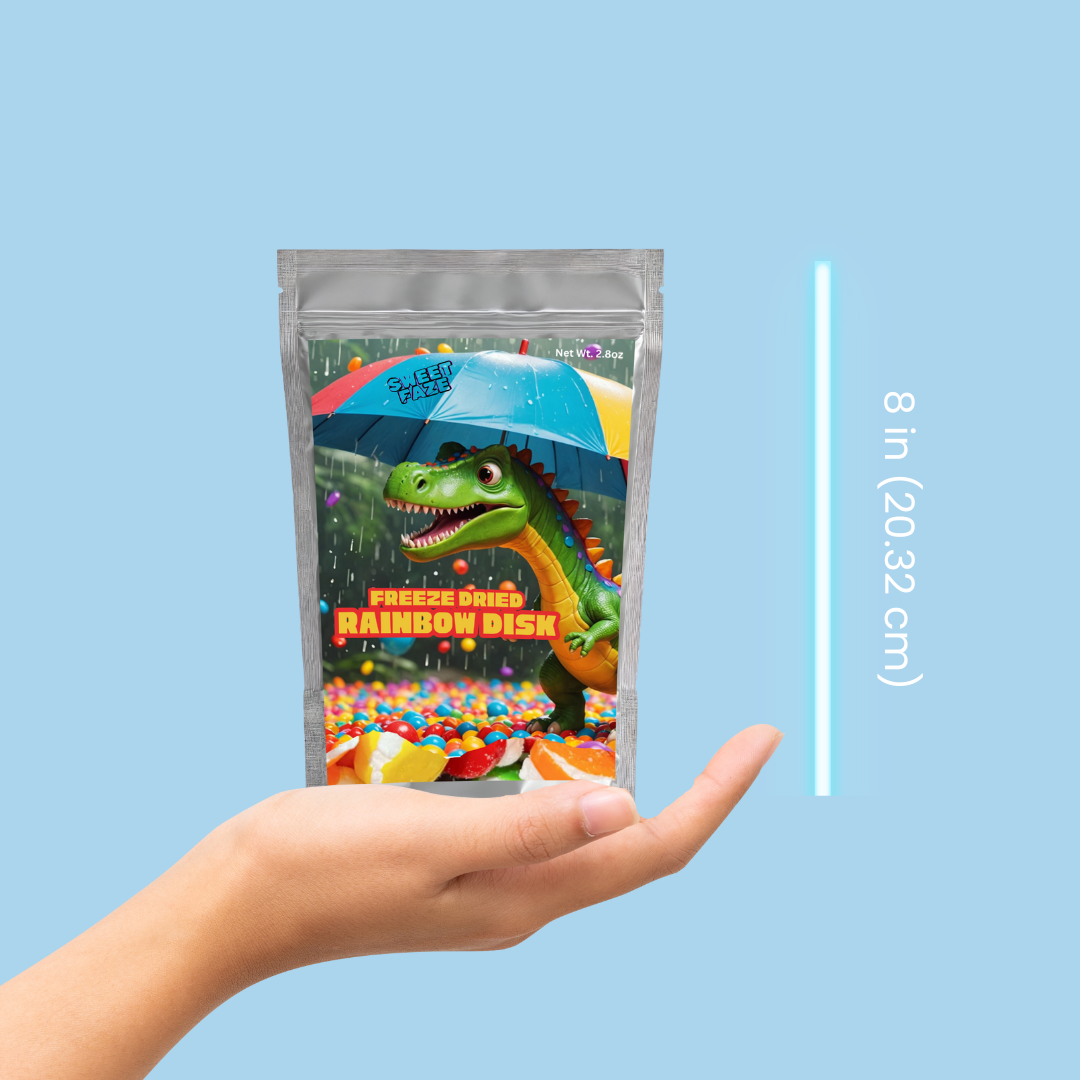 Freeze-Dried Rainbow Disks Case of 5