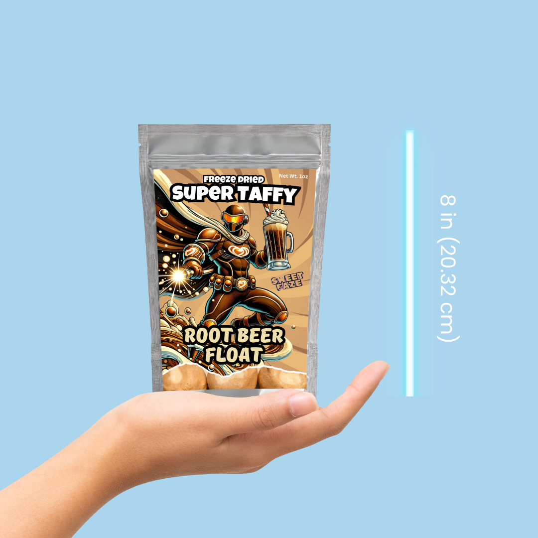 Freeze-Dried Root Beer Float Taffy