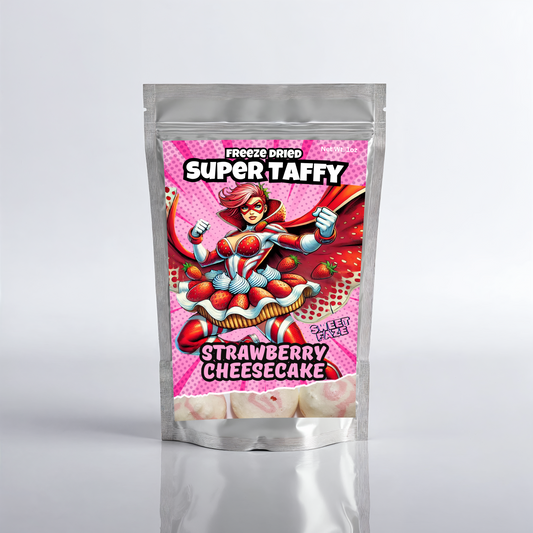 Freeze-Dried Strawberry Cheesecake Taffy Case of 5